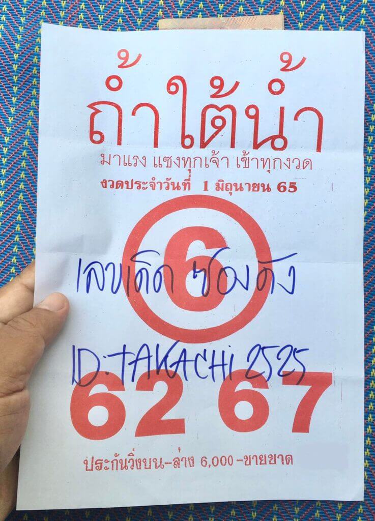 แทงหวย88 หวยถ้ำใต้น้ำ