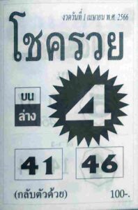 หวย 24 โชครวย 1/4/66