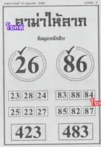 หวย 24 อาม่าให้ลาภ 16/5/66