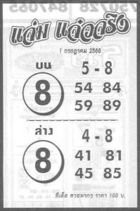 รวยแน่หวยแจ่มแจ๋วจริง 1-7-66