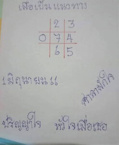 เด็ดดังหวยศาลาพักใจ 1-7-66